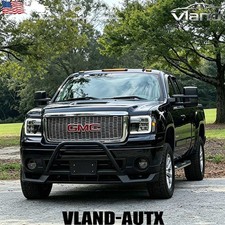 FULL LED Projector Headlight For 2007-2013 GMC Sierra W/Sequential &Animation X2 picture