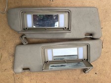92-99 Mercedes W140 S320 S420 S500 Sunvisors Sun Visors Tan Beige OEM Factory picture