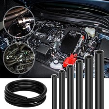 5FT 6Pcs 3 4 5 6 8 10mm Engine Black Vacuum Line Silicone Hose Kit For Toyota picture
