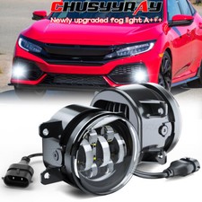 Front Fog Light Set For 2016-2021 Honda Civic With Bulb HO2593143 HO2592143 picture
