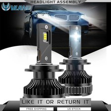 VLAND D2H LED Headlights Bulbs x 2 & Ballasts x 2 High / Low Beam 50W 6000K picture