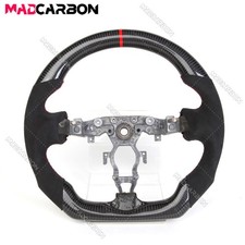 Fit Nissan 370z Nismo Z34 Real Carbon Fiber Alcantara Steering Wheel 2009-2021 picture