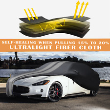 For Maserati Spyder COUPE Stretch Full Car Cover Indoor Dustproof GrayStripe+Bag picture