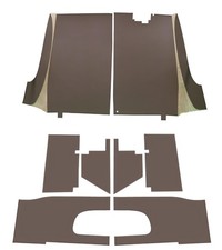 Interior Side Panels for 1934-36 International Series C Truck 2Dr Std. Cab Brown picture