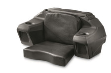 ATV Lounger Seat Storage Large Cushion Padded Backrest Cargo Box Helmet Holder picture