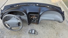 99-04 Ford Mustang Dashboard Dash Assembly Steering Column OEM GT Cobra Gray picture