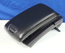 2000 - 2003 Nissan Maxima Center Console Black Leather Pop Up Armrest Lid picture