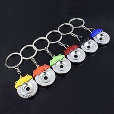 New 1PC Friend Gift Metal Car Parts Model Key Chain  Brake Keyring Keychain picture