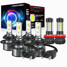 6x Bulbs Kit H7+H11+H11 LED Headlight Combo High Low Beam Fog Light 6500K White picture