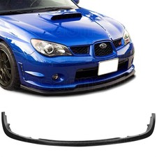 Fits 06 07 Subaru Impreza WRX STi S204 Front Bumper Lip Spoiler, CS1 PU Black picture
