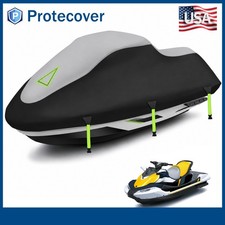 Waterproof Jet Ski Cover 420D For 1 Seater UV Resistant Heavy Duty 96″ to 102