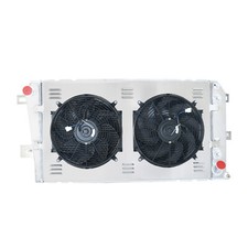 4Row Radiator Shroud Fan fits 01-2005 Chevy Silverado GMC Sierra 2500 HD 3500 AT picture