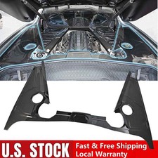 Carbon Fiber Engine Bay Panel Cover Frame For Corvette C8 Z51 Z06 Coupe 2020+ picture