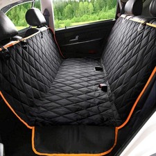 Dog Car Seat Cover for Back Seat Dog Seat Cover Storage Pocket Dog Hammock USA picture
