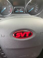 SVT Steering Wheel Oval Emblem Decal Overlay Fits Ford Focus  picture