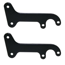 Black Tail Light Brackets, Pair Fits Ford Truck 1936-1956, Model A Lights, Stree picture
