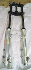 1981-1983 Kawasaki KZ 750 Front Forks Steering Suspension Stem Triple Trees picture