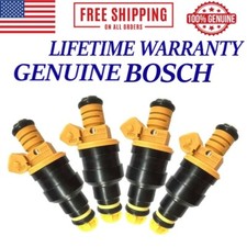 OEM X4 BOSCH Fuel Injectors 1994 BMW 318i Base Convertible 2-Door #0280150714 picture