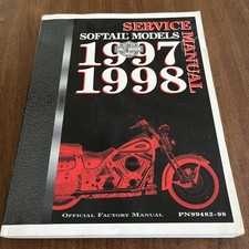 Harley-Davidson 1997-1998 SOFTAIL Official Factory Service Manual PN99482-98 picture