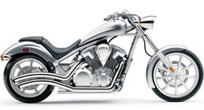 Cobra Speedster Swept Exhaust System Chrome #1233 Honda VT1300 picture