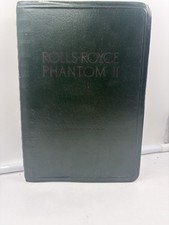 1962 Rolls Royce Handbook For Phantom II 40-50 H.P. Part One. Water Damage picture