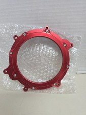 Billet Clear Clutch Cover for Suzuki DRZ400SM DRZ 400 DRZ400S DRZ400E 00-20 RED picture