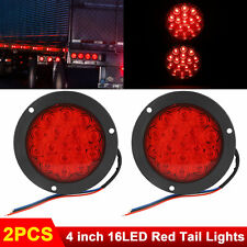 2x Red 16 LED 4