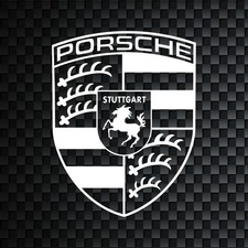 Porsche Emblem Vinyl Decal for Cars, Trucks, Window, Laptop Vinyl Sticker picture