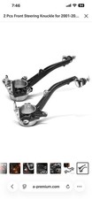A-premium 2 Pcs Front Steering Knuckle for 2001-2003 Toyota Sequoia picture
