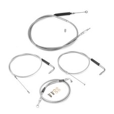 Non-ABS Clutch Brake Throttle Cable For Harley-Davidson Softail 12