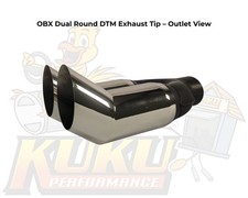 OBX Dual DTM Exhaust Tip 2.25