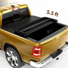 5.5 ft Bed Tonneau Cover Soft Tri-fold for 09-14 Ford F150 F-150 Truck w/ Lamp picture