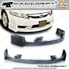 NEW MUGN MU Front Bumper Lip Urethane Plastic for 09-11 Honda Civic 4DR Sedan picture