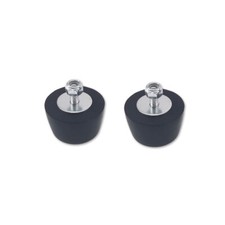 2pcs Black Rubber Bumper Cushion Hood Bump Stop Fits Jeep Wrangler JK 1987-2018 picture