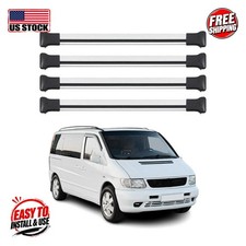 MERCEDES VITO W638 1996-2003 Roof Racks Elegance V1 Gray 4Pcs picture