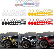 Fashion DIY Car Honeycomb Stickers Vinyl Hexagonal Graphics Sticker Side Decor picture
