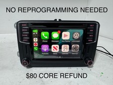 UNLOCKED 2016-2019 VW JETTA PASSAT  TIGUAN CC GPS RADIO DISPLAY OEM NAV CARPLAY picture