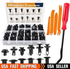 240pcs Car Body Plastic Trim Retainer Fastener Clips Push Pin Fender For Dodgea picture