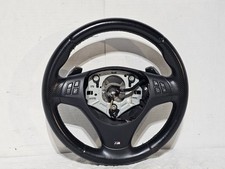 BMW E92 E88 335 Perforated Leather M Sport Steering Wheel Paddle Shifters OEM ✅ picture