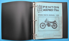 Original 1970s Penton 175 Jackpiner Motorcycle Book Spare Parts Manual KTM picture