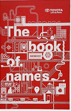 Toyota The Book of Names Hard Cover Book OEM picture