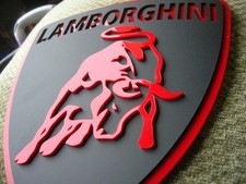 LAMBORGHINI  3D SIGN CAR ART display custom car  NEW electric Sports Gallardo s picture