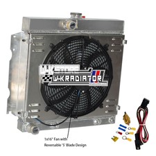 AT Radiator Shroud Fan For 1963-1969 1965 Dodge Dart Mopar Charge,Plymouth Fury picture