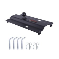 30,000 lbs Gooseneck Ball Plate Fit for 5th Wheel Rails, Gooseneck Adapter Hi... picture