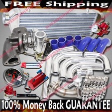Intercooler+Piping+TB25 Turbocharger+Manifold for 06-11 Honda Civic R18 1.8L picture