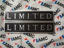 AMC AMERICAN MOTORS NOS AND USED GRAND CHEROKEE  CHIEF  J20 J10 LIMITED EMBLEMS picture