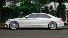 22” RF22 SILVER MACHINE WHEELS FOR MERCEDES W222 S450 S550 S560 S63 22X9 & 10.5 picture