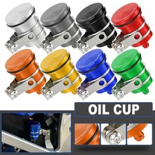 CNC Metal Brake Clutch Master Cylinder Fluid Reservoir Tank Oil Cup Motorcycle picture