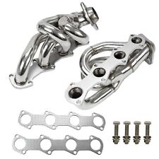 Fits Ford 1997-2003 F-150 F250 4.6L V8 Stainless Steel Shorty Manifold Header picture