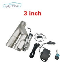 3'' 3inch Electric Exhaust Dual Valve Y Pipe Dump Valve Kit with Remote Control picture